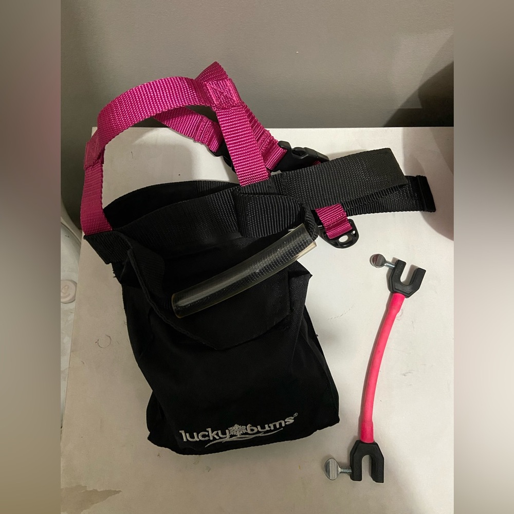 Lucky Bums Ski Trainer Harness and Edgie Wedgie Pink